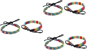 4 Pcs Ethnic Bracelet Handmade Bracelet Men's Bracelet Elegant Bracelet Bangle Bracelet Weaving Bracelet