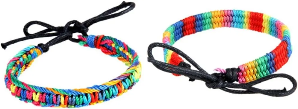 4 Pcs Ethnic Bracelet Handmade Bracelet Men's Bracelet Elegant Bracelet Bangle Bracelet Weaving Bracelet