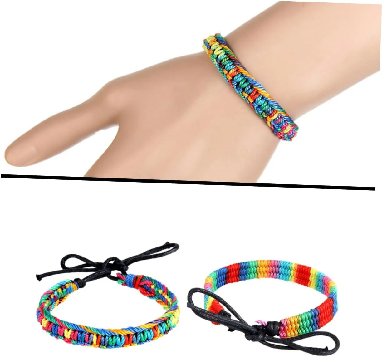 4 Pcs Ethnic Bracelet Handmade Bracelet Men's Bracelet Elegant Bracelet Bangle Bracelet Weaving Bracelet