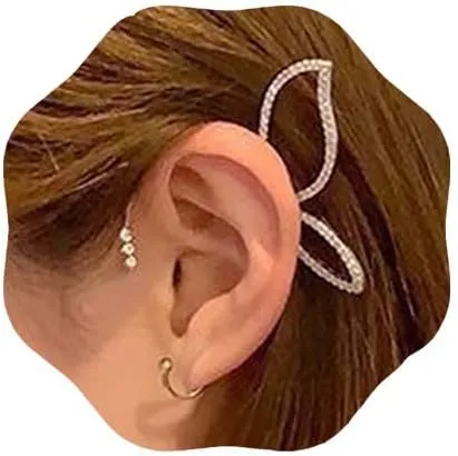 Butterfly Ear Cuffs Earrings Elf Ear Cuffs Non Piercing Butterfly Cuff Fairy Ear Cuff Earrings for Women 2PCS