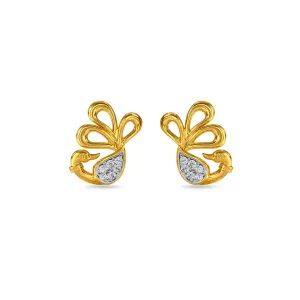 Enchanted Peacock Earring
