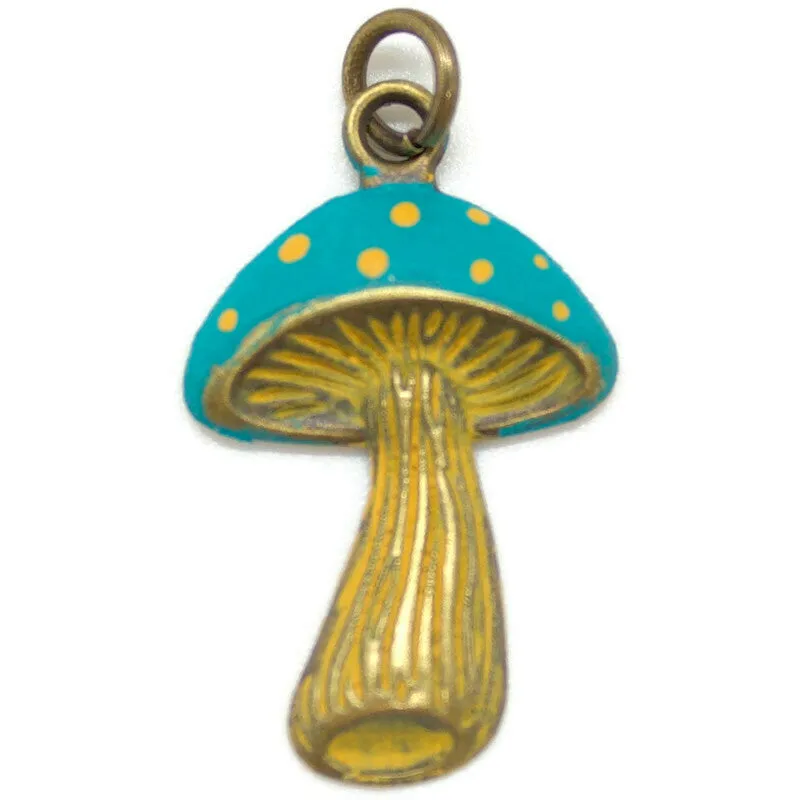 Fairy Mushroom Charm Bracelet, Necklace, Earrings, or Charm Only
