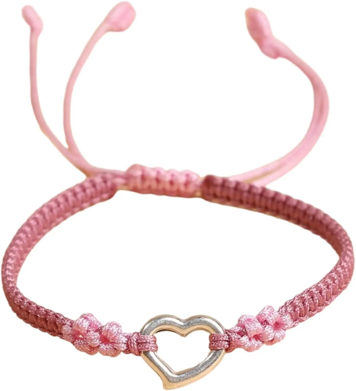 Fashionable Lovely Hollow Heart Woven Bracelets Simple Designs Woven Jewelry Accessory for Women Date Party Wear