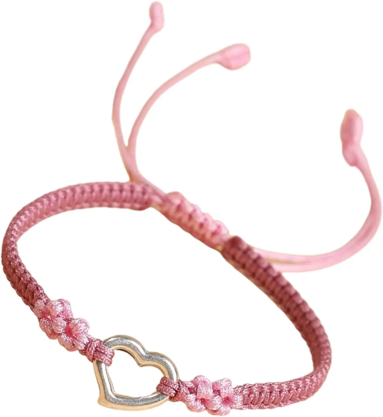 Fashionable Lovely Hollow Heart Woven Bracelets Simple Designs Woven Jewelry Accessory for Women Date Party Wear