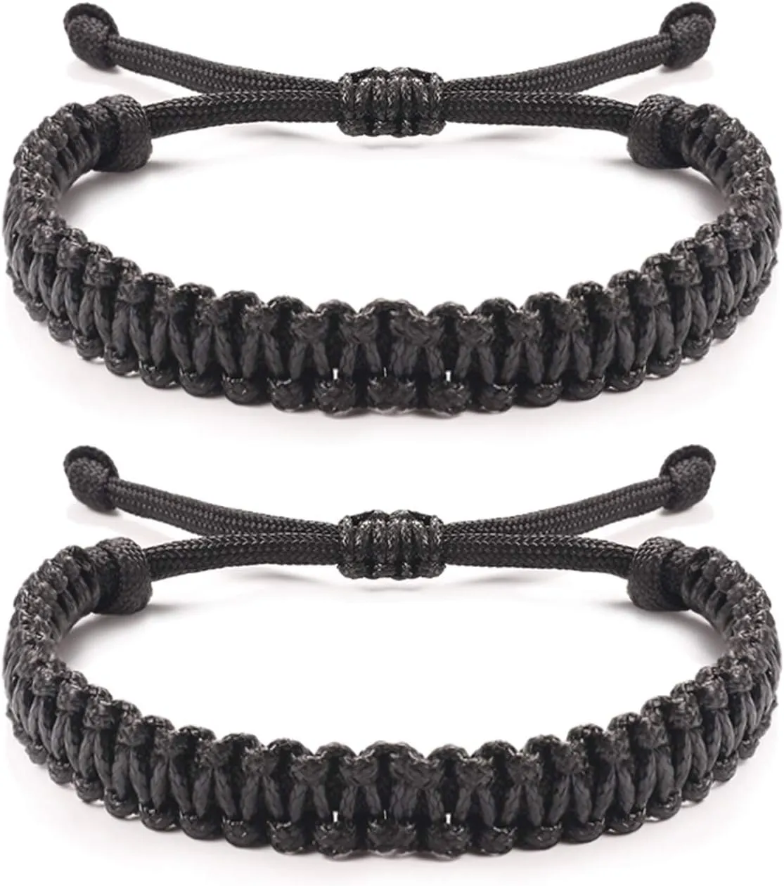 Jeka Handmade Braided Unisex Friendship Bracelets Distance Matching Bracelet 2 Pcs