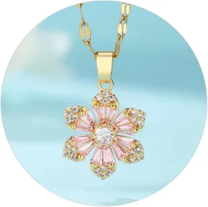 Necklace for women - Star, Moon, Phoenix, Swan, Emerald, Pink, Jewelry Gift for Women and Mothers - Ideal for Everyday Wear