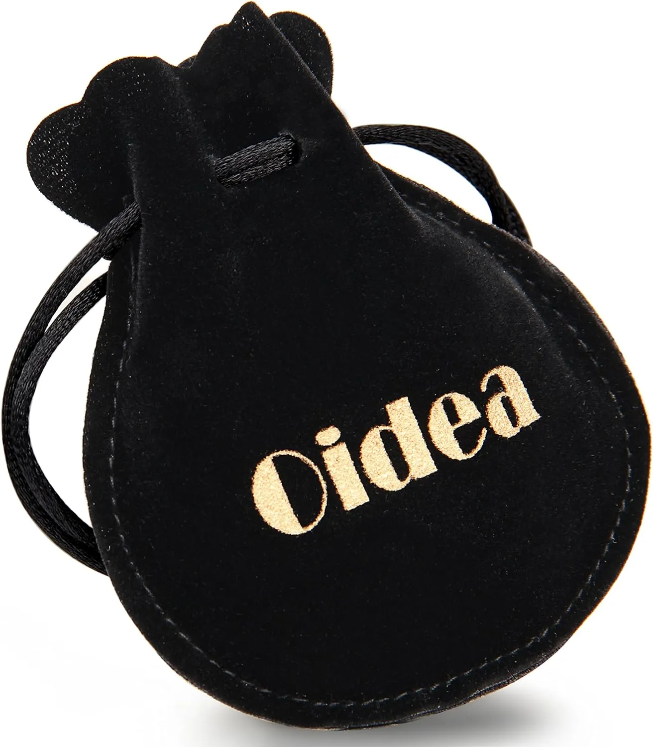OIDEA 2Pcs Bikers Stainless Steel Gothic Skulls Ring,Black Silver, Size 8-15