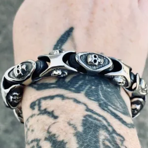 Skull Portrait Bracelet - B106