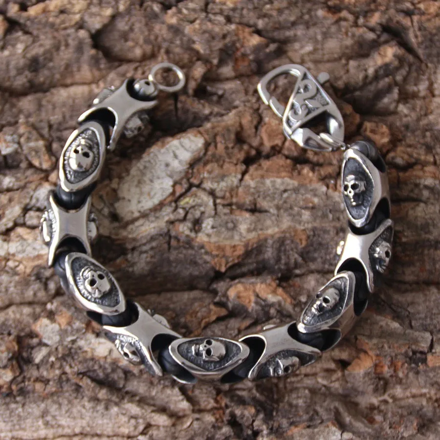 Skull Portrait Bracelet - B106