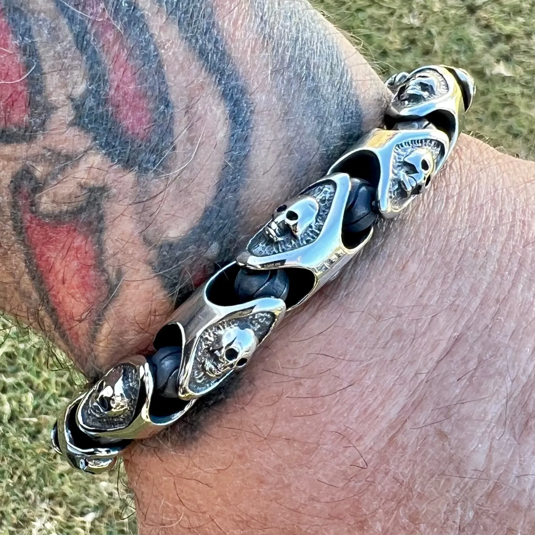 Skull Portrait Bracelet - B106
