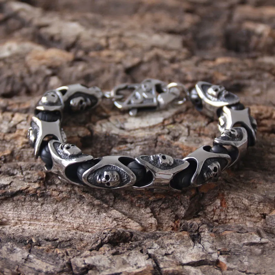Skull Portrait Bracelet - B106