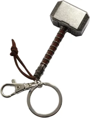 Thor Ragnarok Movie: Thor Hammer Pewter Keyring